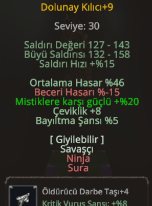 +9 46 ORT 8 ÇEVİK 5 BAYILMA +4 TAŞLI DOLUNAY HEMEN TESLİM