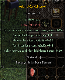 +8 ASLAN AGZI KALKAN