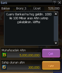 UNDERCİTY SERVER 4T SATILIR. 1M=7.5 TL / Parça Satış Olur.