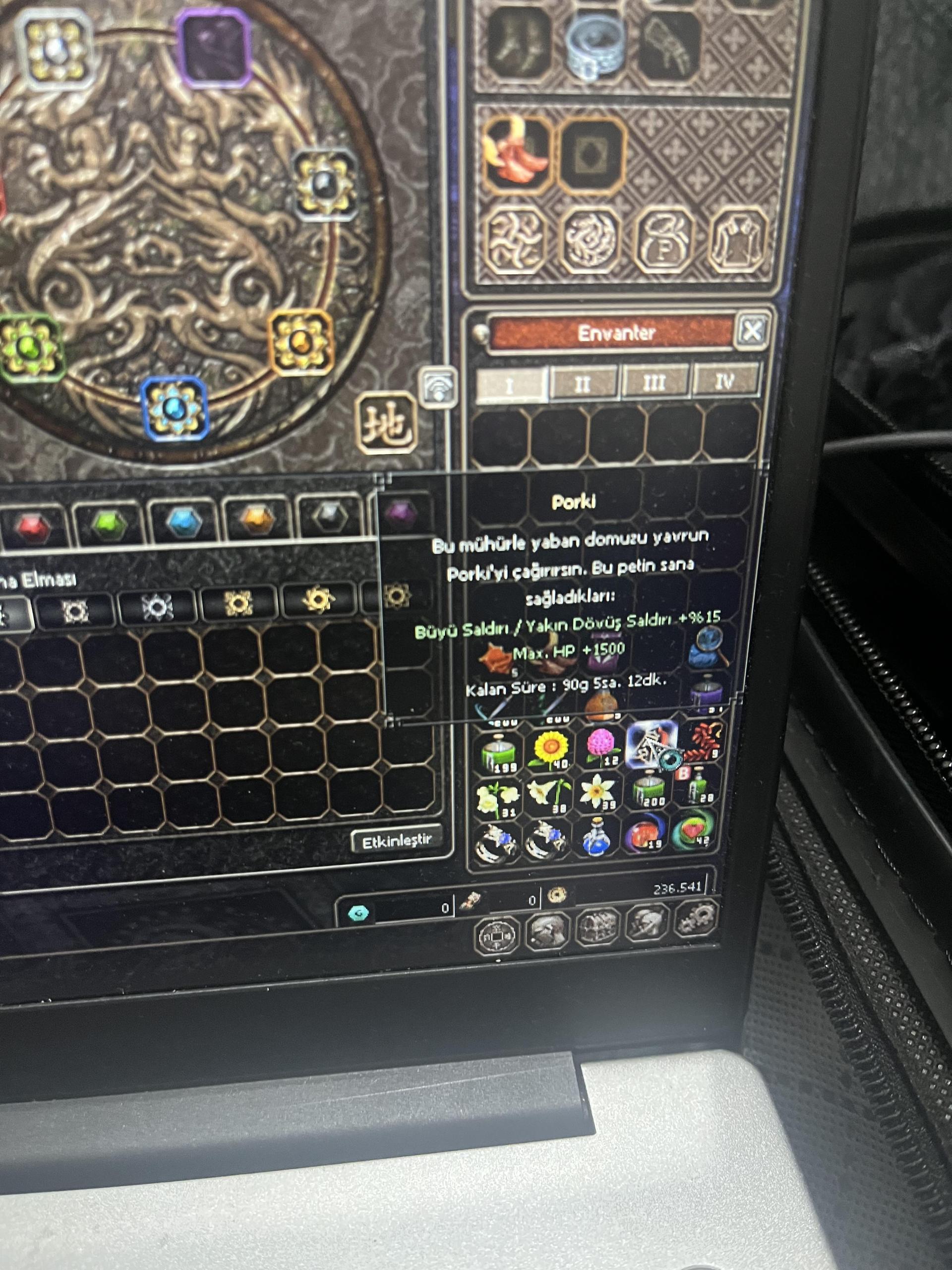 107 LVL 8 İD li Hazır yan Çarlı Set mitsili