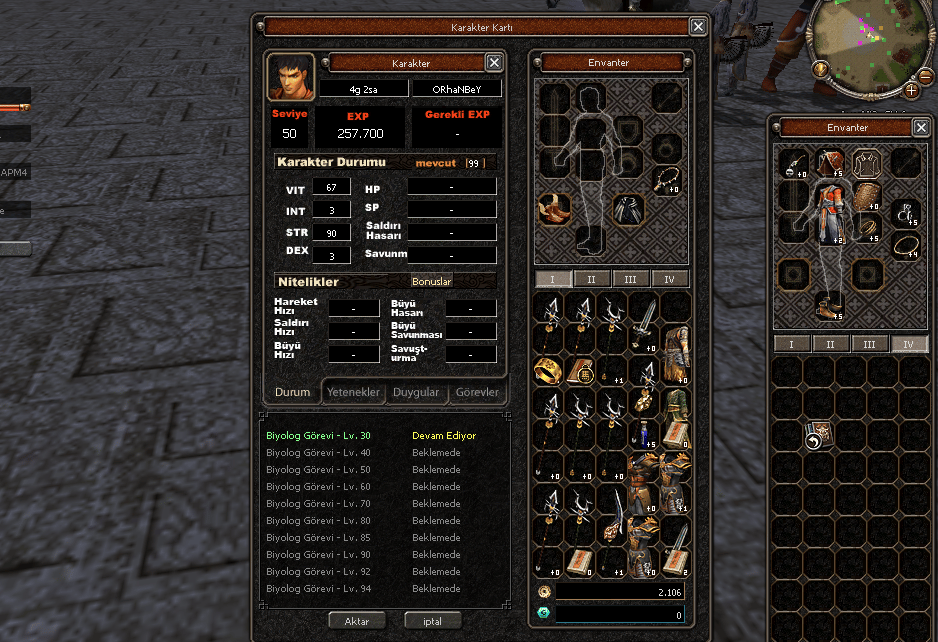 50 LVL AT 21 KARAKTER KARTINDA HAZIR AT PARASINA