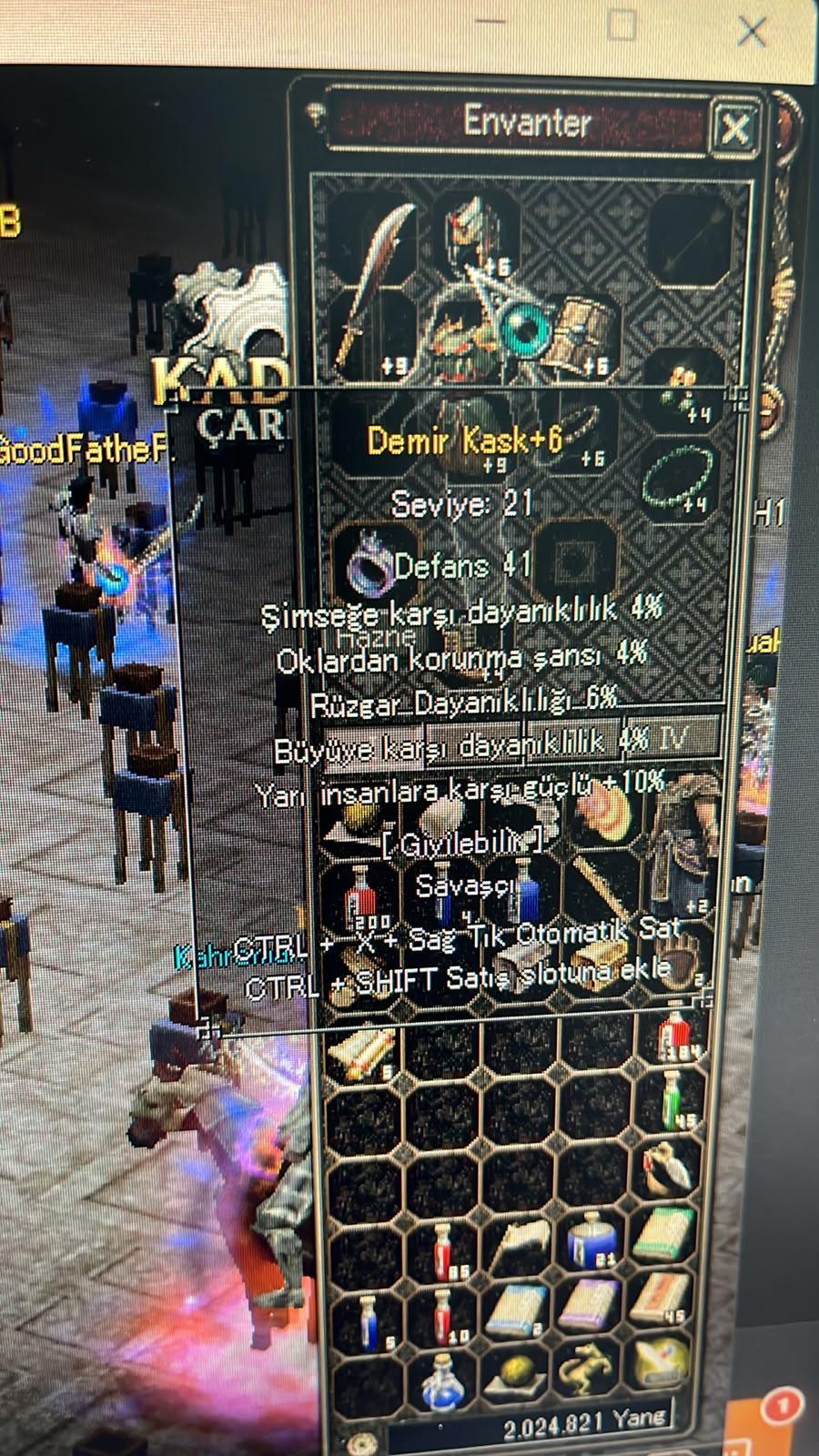 37 lvl savaşçı vadi canavarı acilll satılık !!!