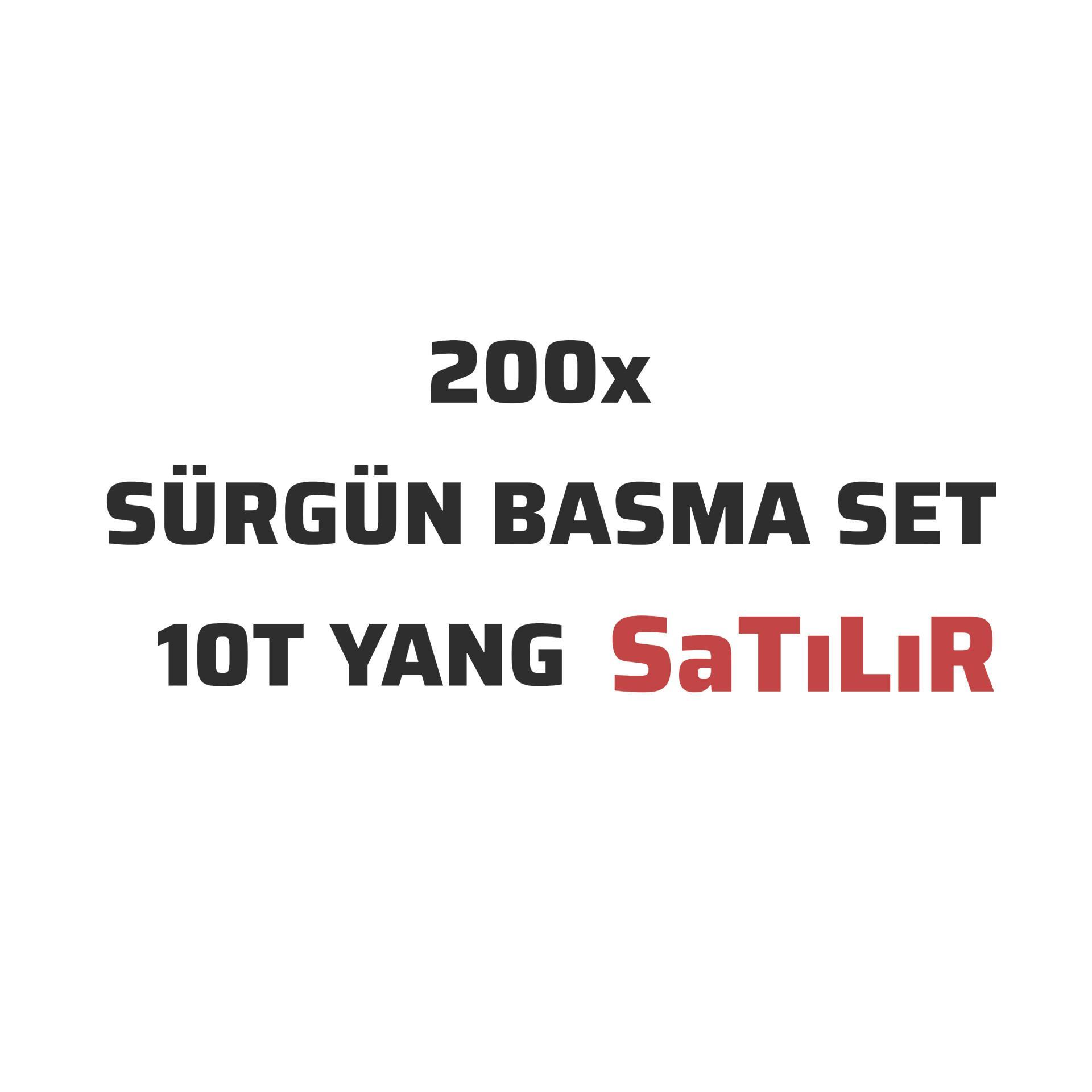 200x Sürgün Set + 10T Satılır