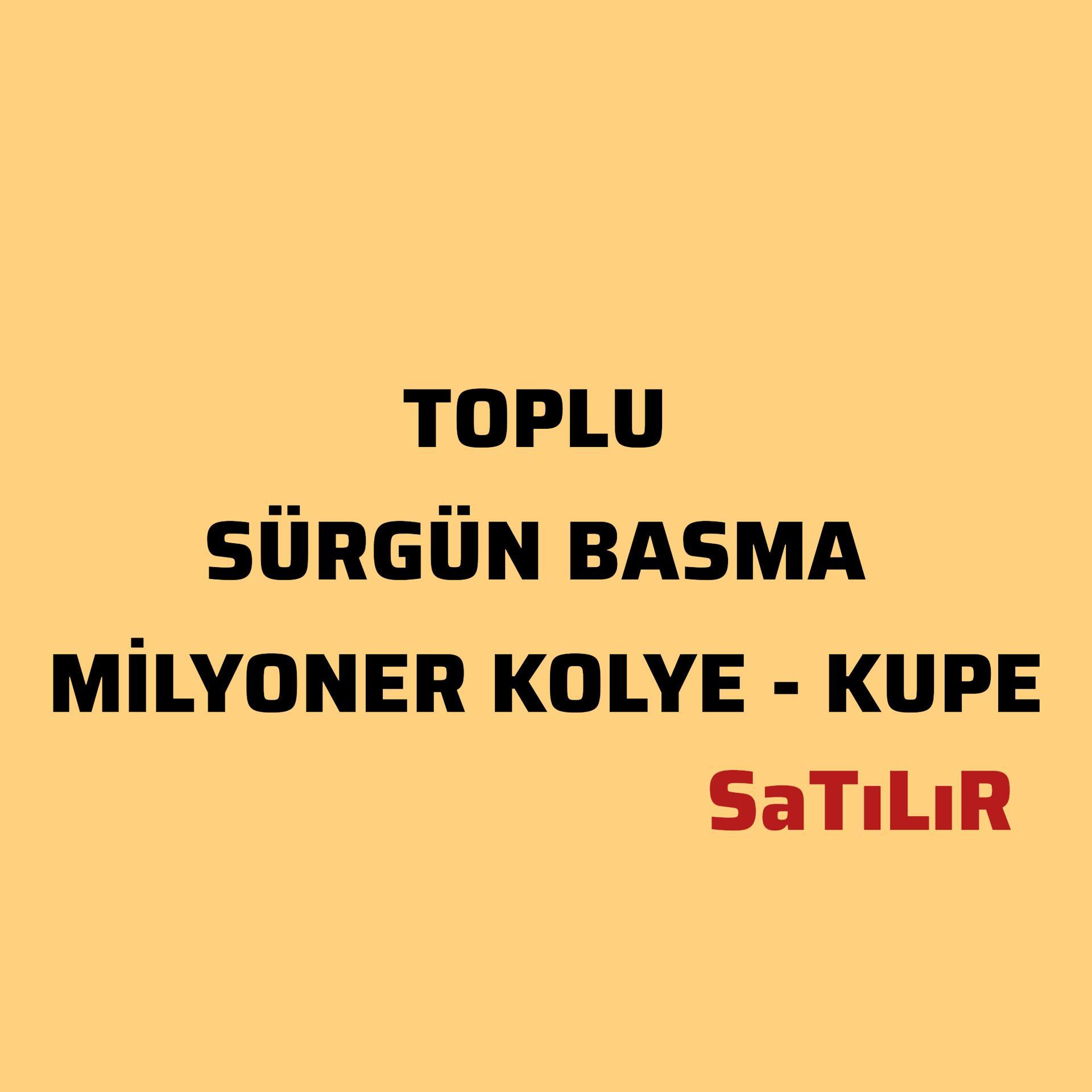 SÜRGÜN SET  MİLYONER KOLYE KÜPE SET SATİLİR