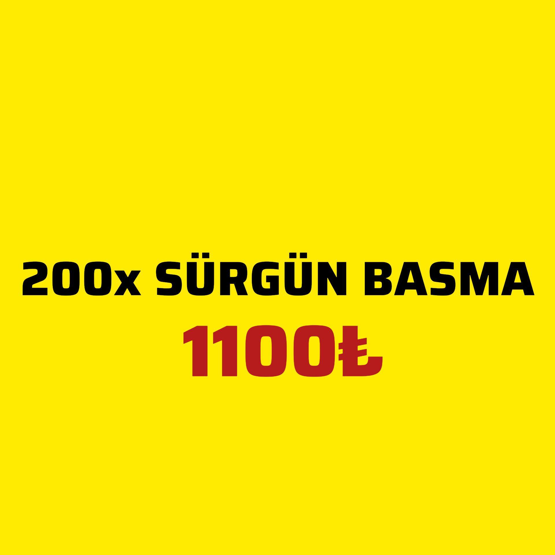 200x Sürgün Basma Set cekene ho