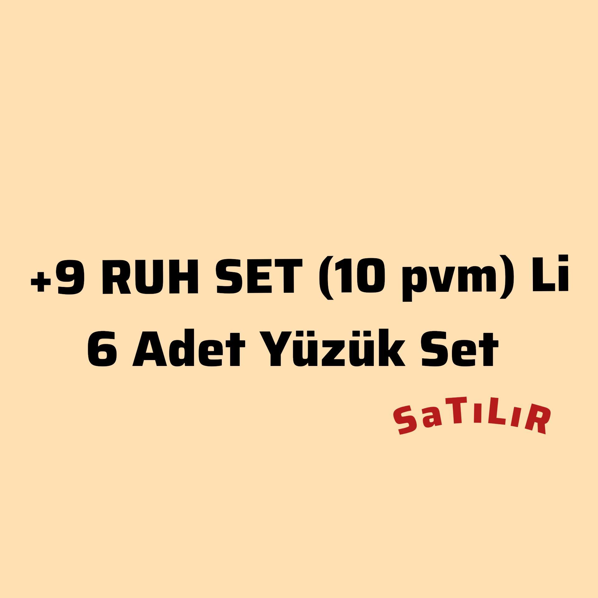 10t yang +9 ruh set yüzük set satilir