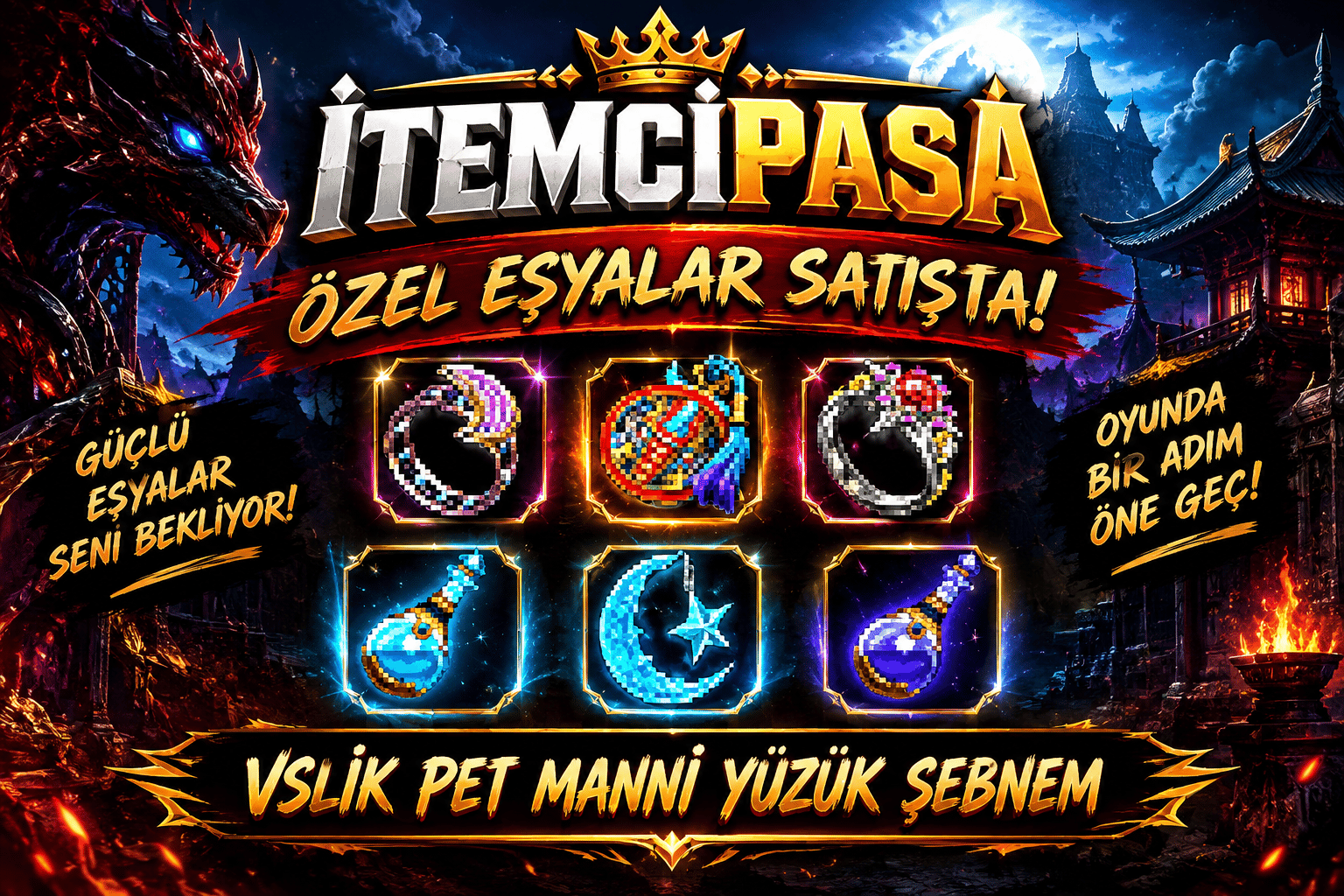 VSLİK SET MANNİ PET YÜZÜKLER ŞEBNEMLER