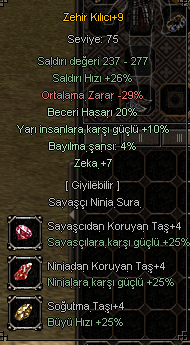 +9 ELİT ZEHİR 20 BEC 10 YARI 7 ZEKA