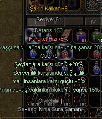 +9 ŞAHİN 9 GÜÇ 15 BLOK 20 ŞEYTAN YARI SERSEM