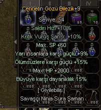 +9 CENNET B. YARI ÖLMSÜZ 15 BÜYÜ