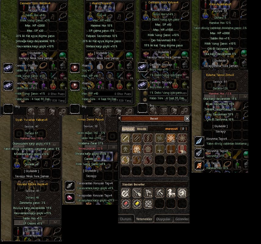 61 BEDO HAVA G5 FULL FARM İTEMLİ !!!
