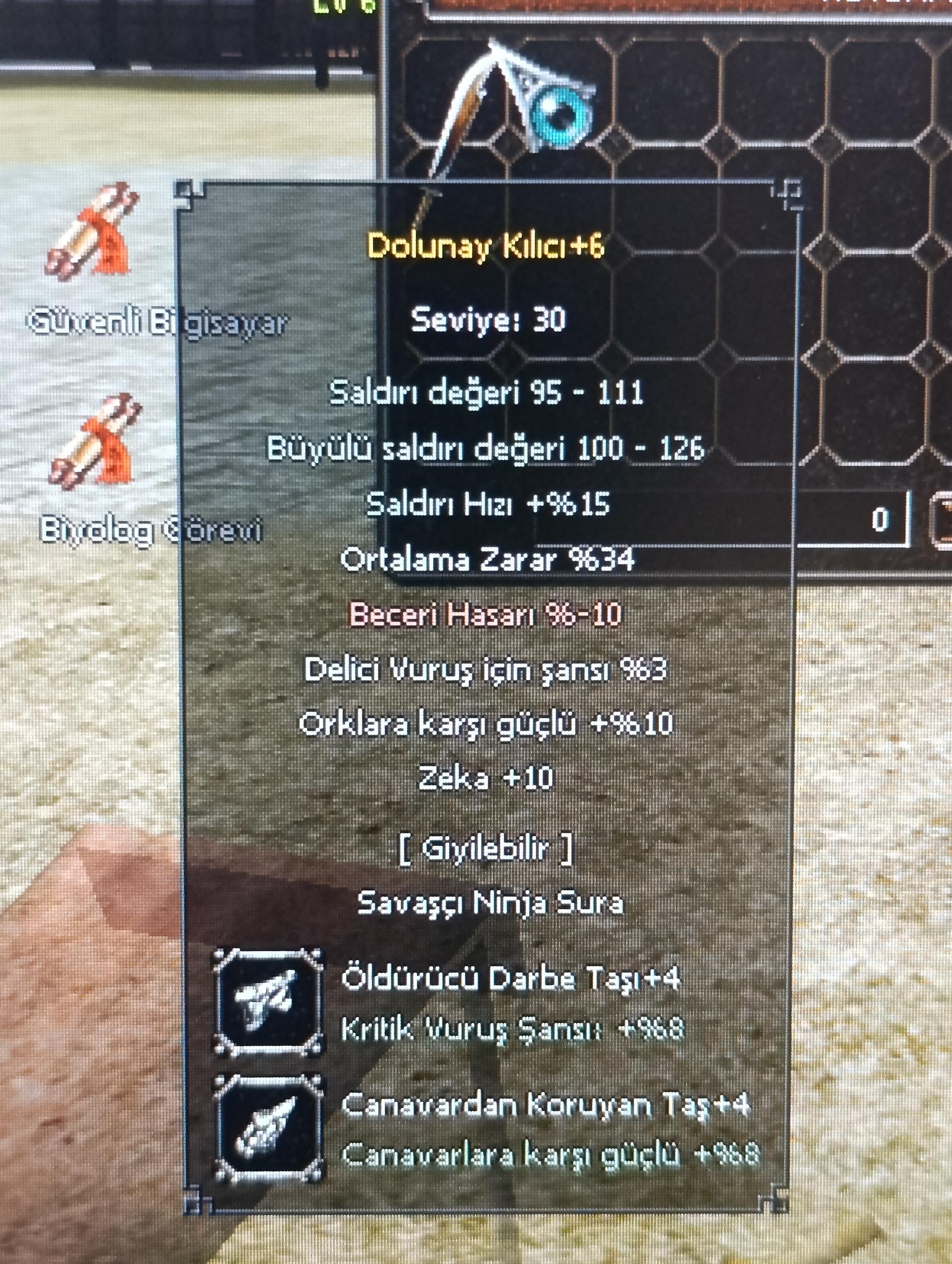 34 ORT 10 ZEKA +6 DOLU 250 TL