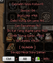 Fena efsun Cennet Kolye satılır