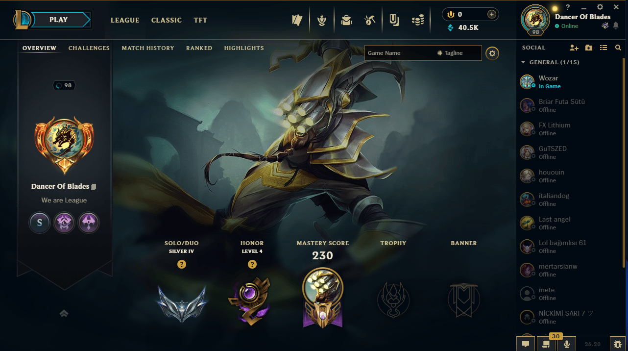 Takılmalık Silver Hesap