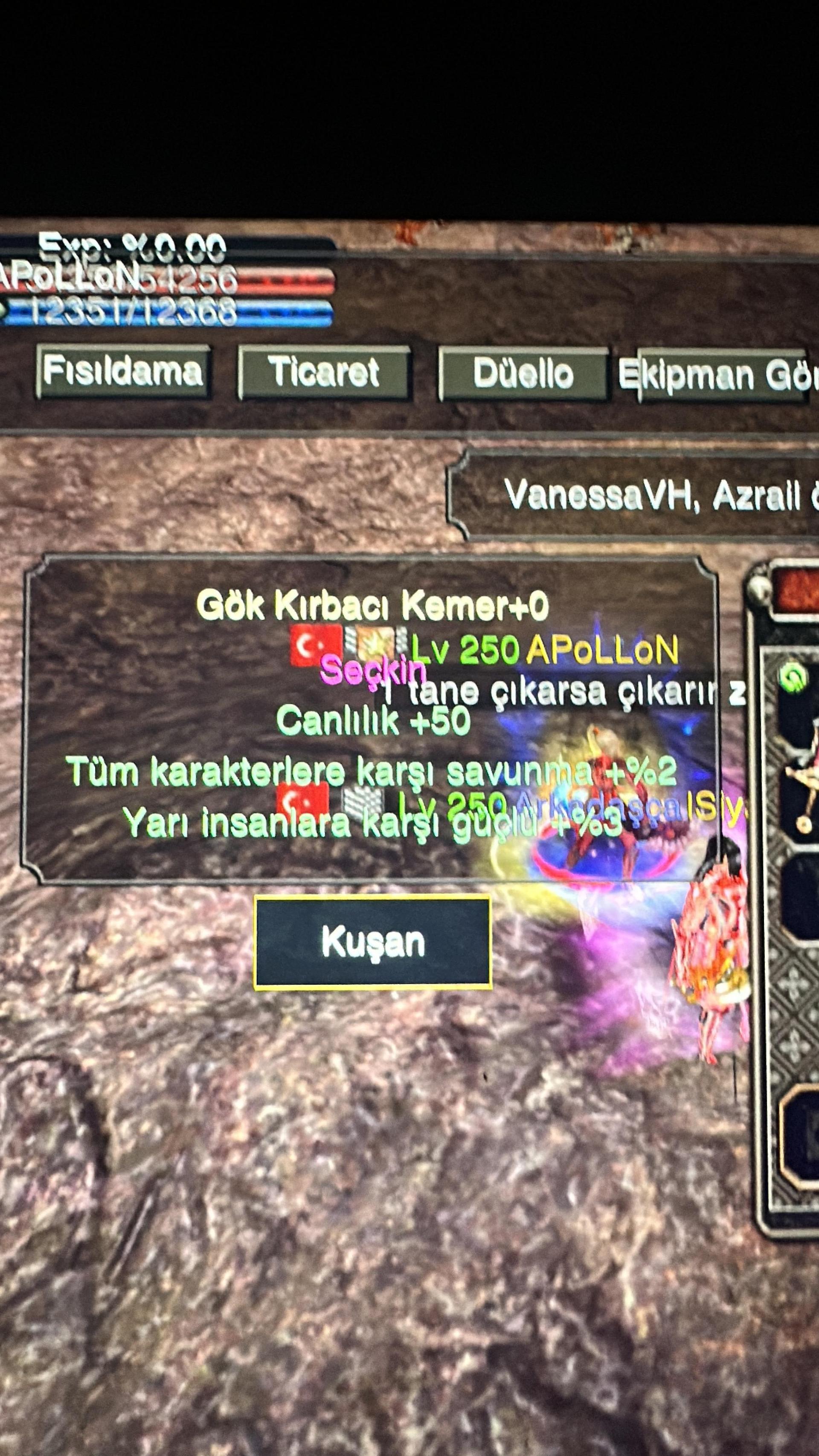 Savunmalı kemer| Defensive belt