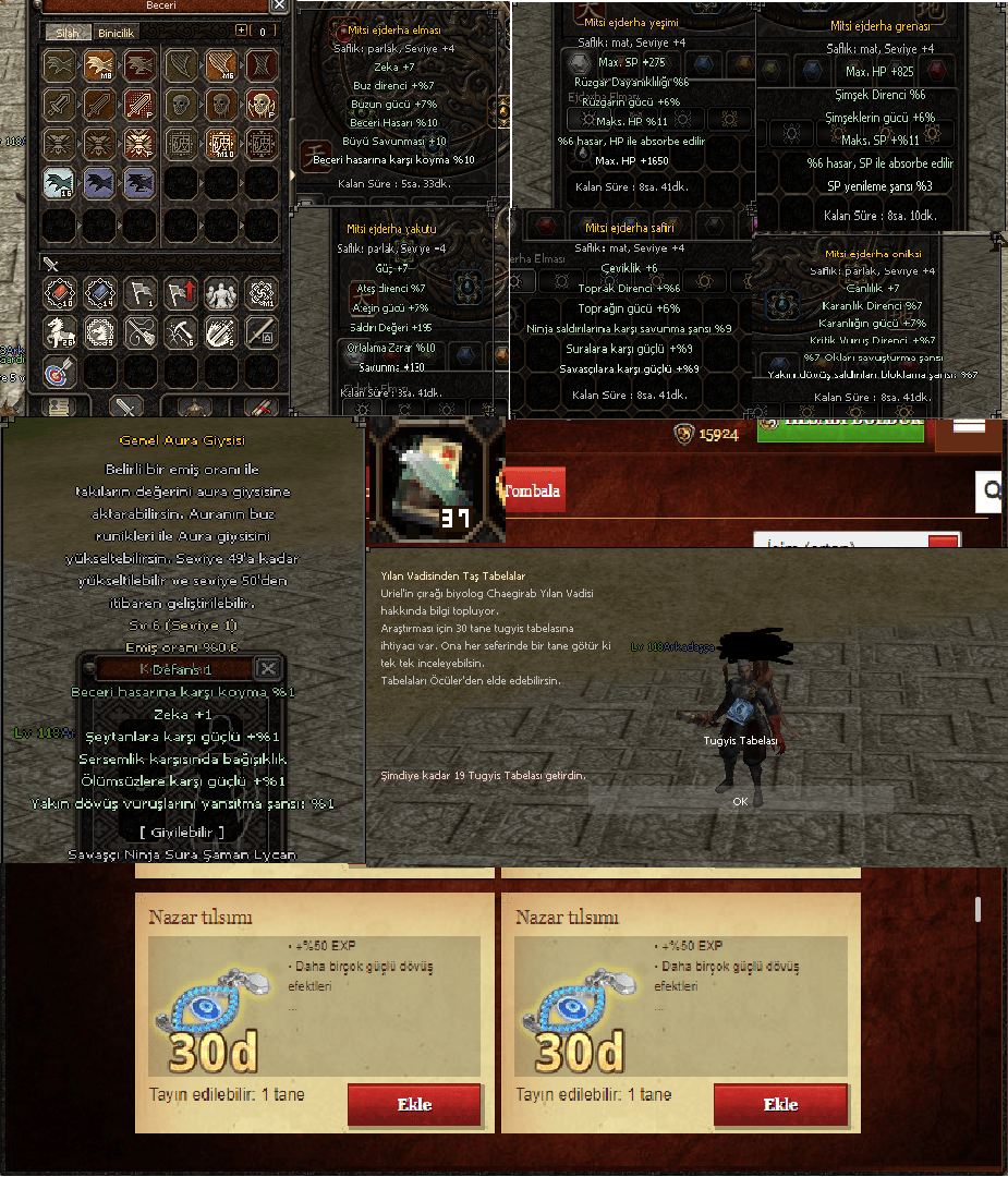 118LV 3P SİMYALI SURA NESNESİNDE NAZAR