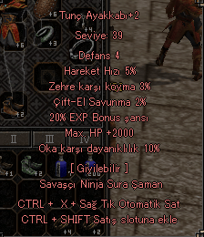 20EXP'Lİ KASILMALIK PAKET