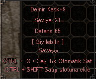 +9 DEMİR KASK EFSUNSUZ