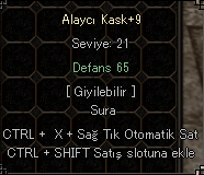 +9 ALAYCI KASK EFSUNSUZ