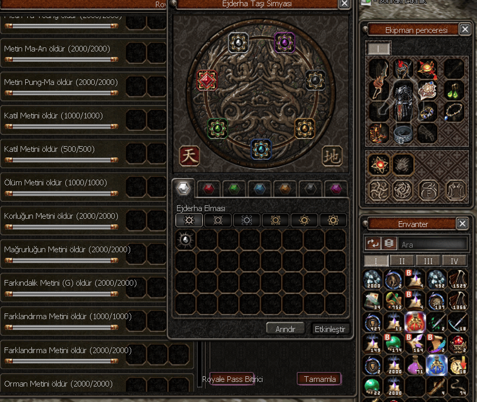 104 LWL SAVASCI MUKO YAKUTLU FULL ARTI FULL RP BİTİK METİN HSARI 160K