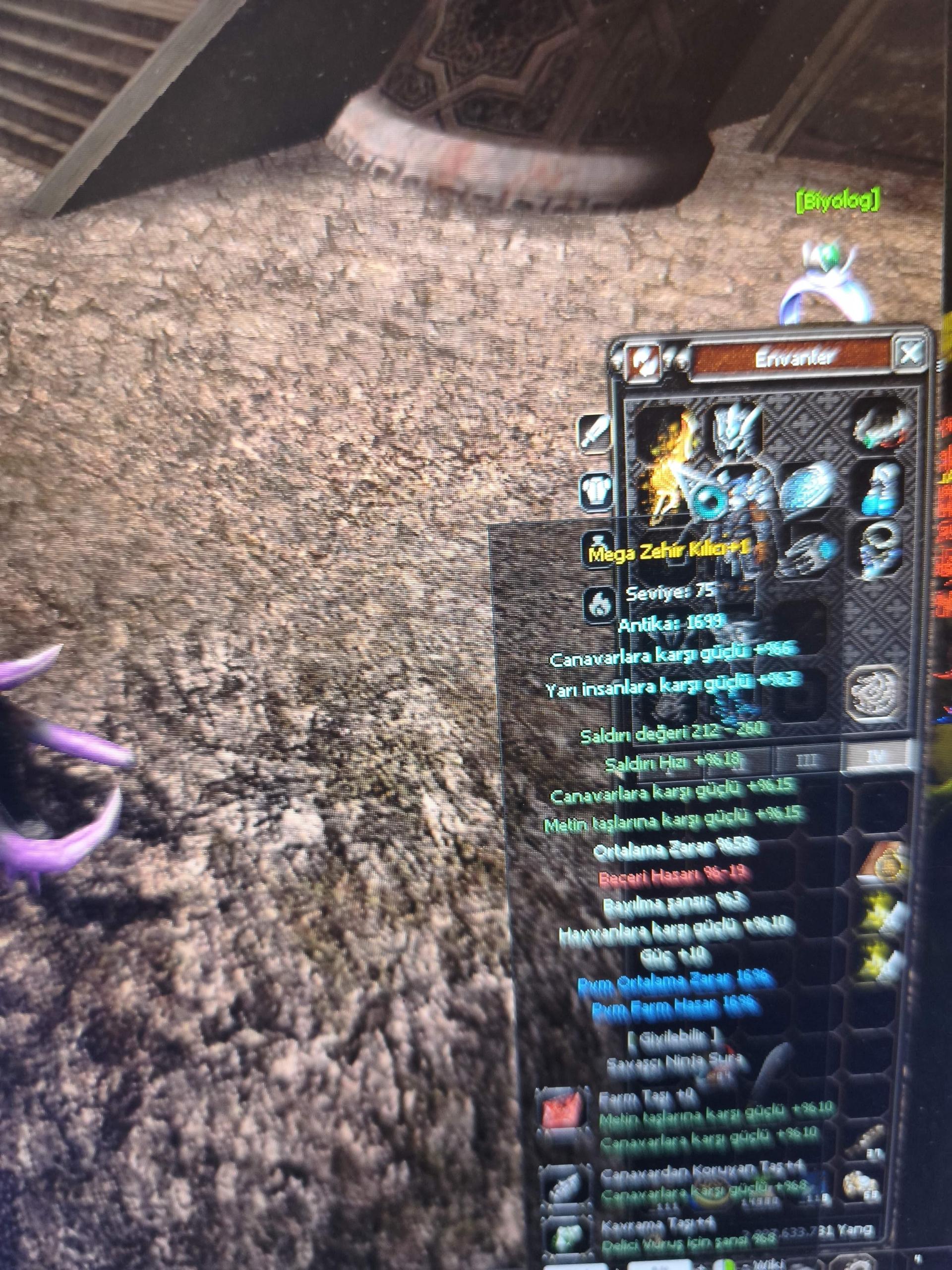 +1 mega zehir 58 ort 10güç
