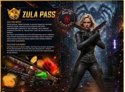 ZULA PASS SATILIR HEMEN TESLİMAT