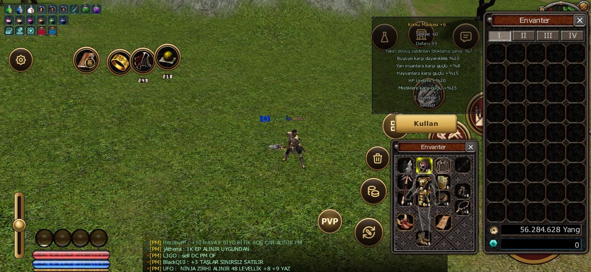 66LVL ZİHİNSEL RUH VURUSU P BİYO BİTİK