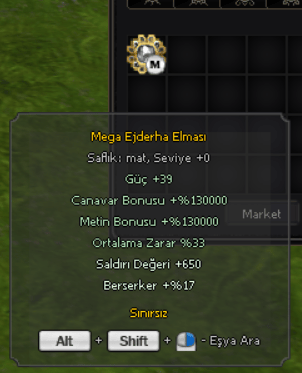 MEGA  EJDERHA ELMASI 200 TL + HEDİYELER