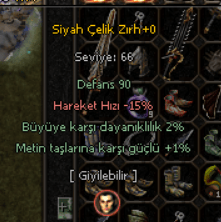 SİYAH ÇELİK ZIRH