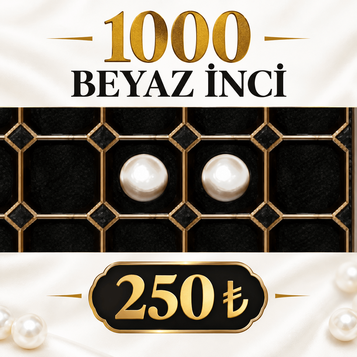 1000 Beyaz İnci anında teslim
