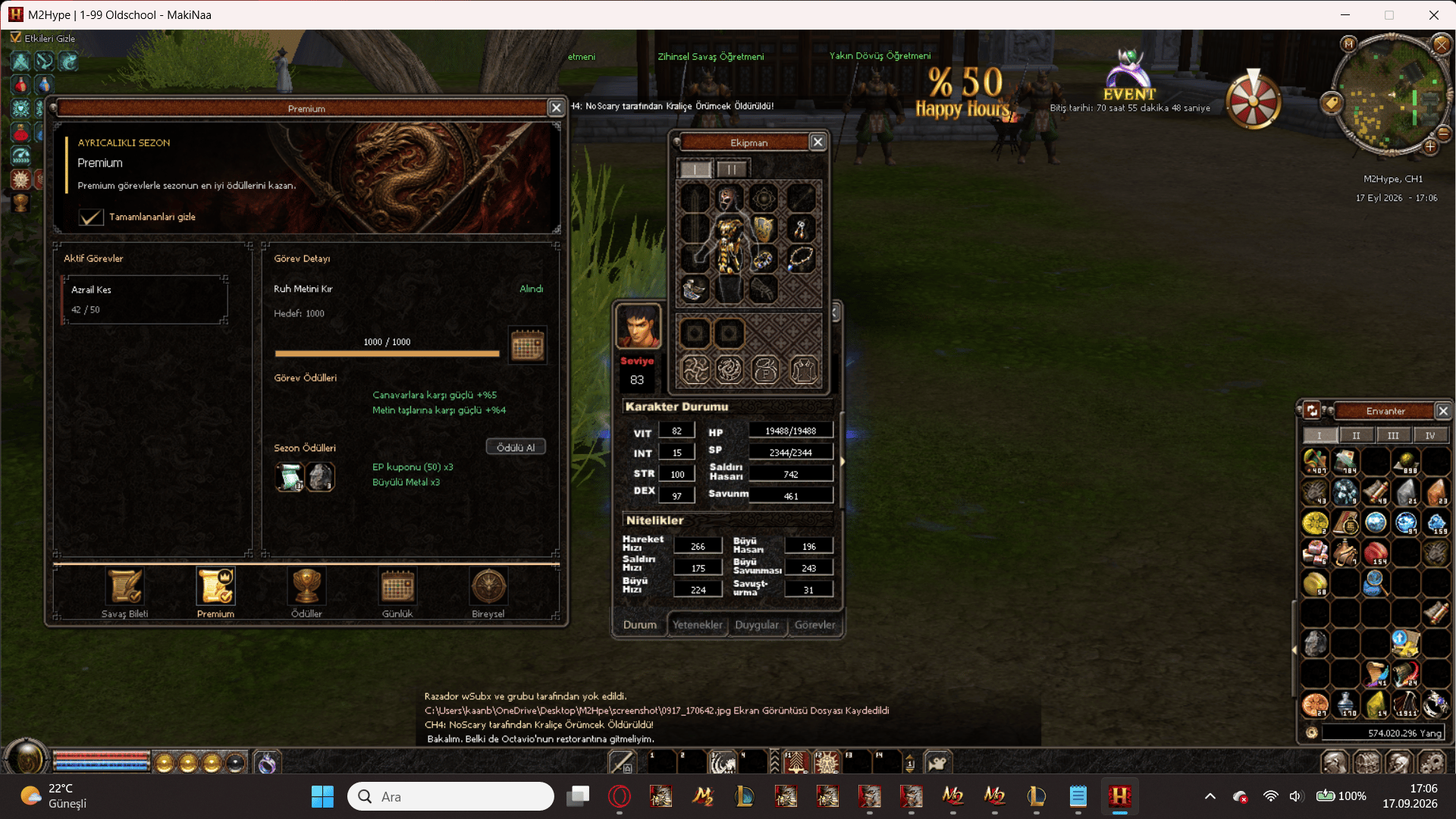 83 LEVEL BP BİTİK BOŞ ÇAR