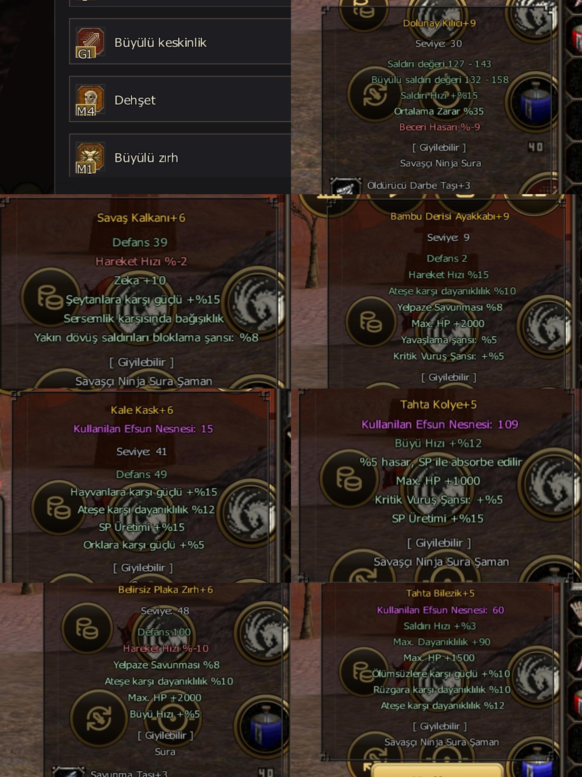 55 LVL KESKİNLİK SURA KESKİNLİK G1 AT ASKER