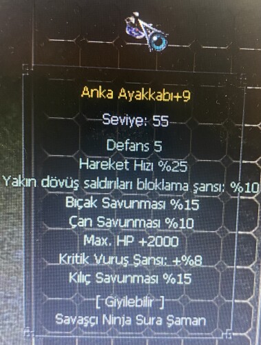 +9 ANKA 2000HP-15KILIÇ-15BIÇAK-8KRİTİK