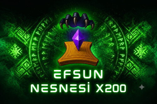 200 adet Normal Efsun Nesnesi 220 TL anında teslim.