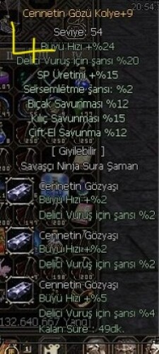 +9 CENNETİN GÖZÜ KOLYE 3 SAVUNMA ALICISINA HAYIRLI OLSUN