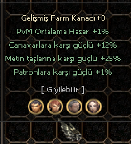 GELİŞMİŞ FARM KANADI +0 BEDAVA FİYAT