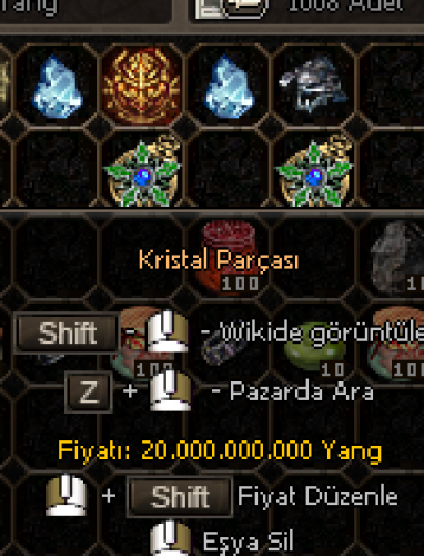Kristal Parçası  Totem üretimi
