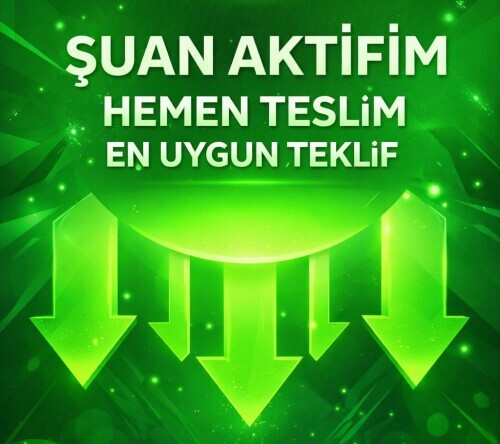 500 KT -- 150 TL Hemen Teslim Edilecektir.