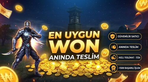 400 WON 3600 TL ANINDA TESLİM +1500 İŞLEM GÜVENCESİ