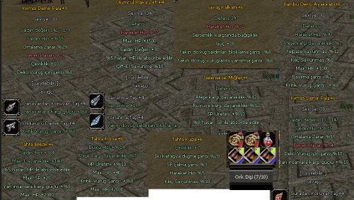 50 Lv > Bedensel > At 17 Lv > Hava m6 > +2k epli