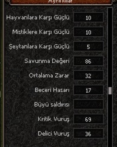 56 lvl ölüme 1300 VURAN SURA KESKİNLİK G1 TAZE NESNELİ ( 14 