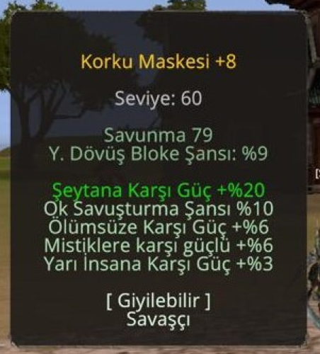 +8 20 ŞEYTAN 10 OK SAVUŞTURMA KORKU MASKESİ