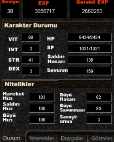 38 level atı zırhlı kelepir