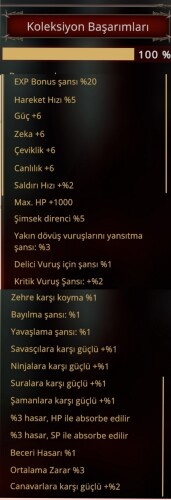 55 LvL 3P li Zihinsel koleksiyon FULL - Metin2 İtem/Yang, Karakter ...