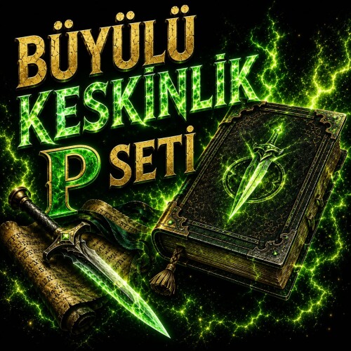 BÜYÜLÜ KESKİNLİK P YAPMA SETİ ( 40 RUH TAŞI 150 ZEN 55 BÜYÜLÜ BK VS. )