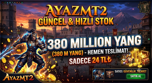 Ayazmt2 380 m 1 M 24 TL daha ucuzu yok