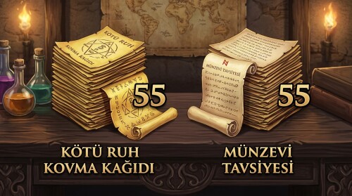 AKTİFİM 55 kötü ruh 55 münzevi