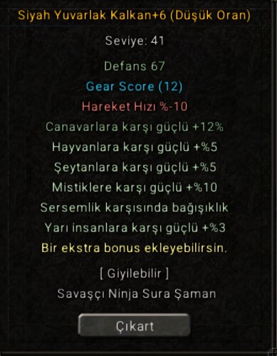 VADİ ÇÖL CANAVARI G HAVA 46LVL 14 GÜN ASLAN VE MARKALI BEDEN