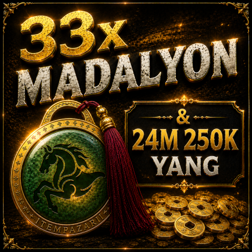 33x At Madalyonu & 24M 250K [ 21Lvl FULL SET ]