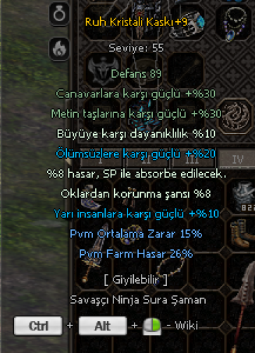 +9 RUH SET YÜKSEK PWM Lİ - Metin2 İtem/Yang, Karakter, Online Oyun Epinleri